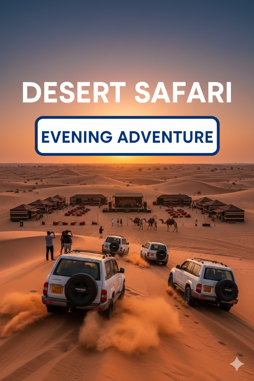 Desert safari evening