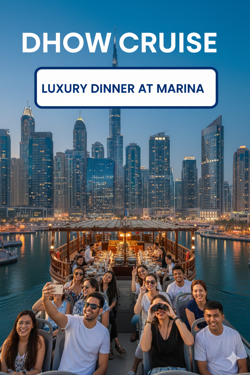 Dhow cruise Dubai Marina